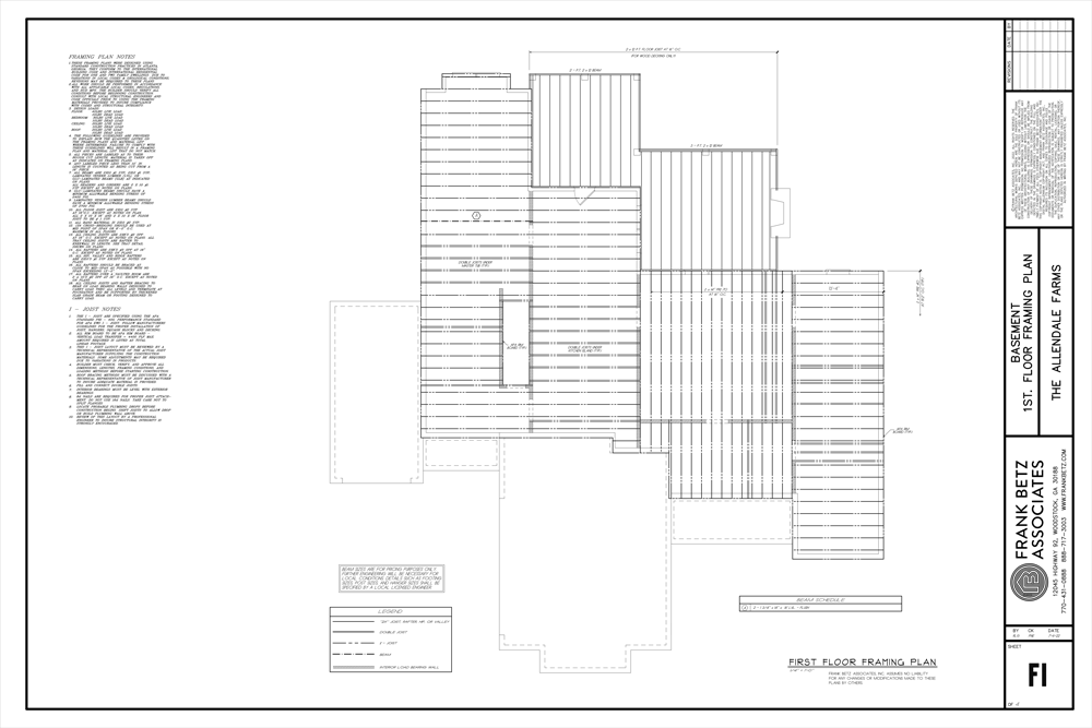 floor framing details