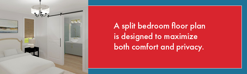 a split bedroom floor plan with text over reading a split bedroom floor plan is designed to maximize both comfort and privacy
