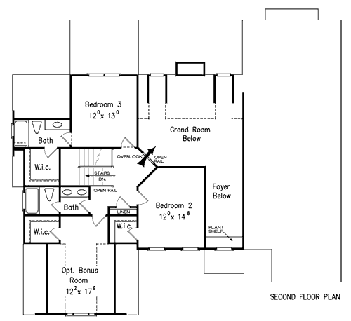 PALISADES House Floor Plan Frank Betz Associates