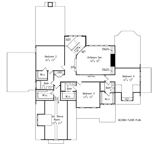 WEDGEWOOD PLACE House Floor Plan | Frank Betz Associates