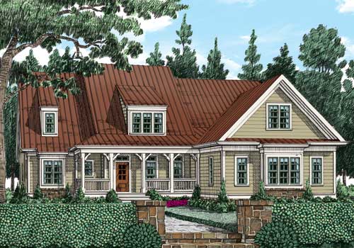 IVY JEANE COTTAGE (B) House Floor Plan | Frank Betz Associates