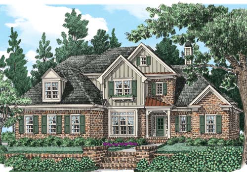 DREWERY MANOR House Floor Plan | Frank Betz Associates