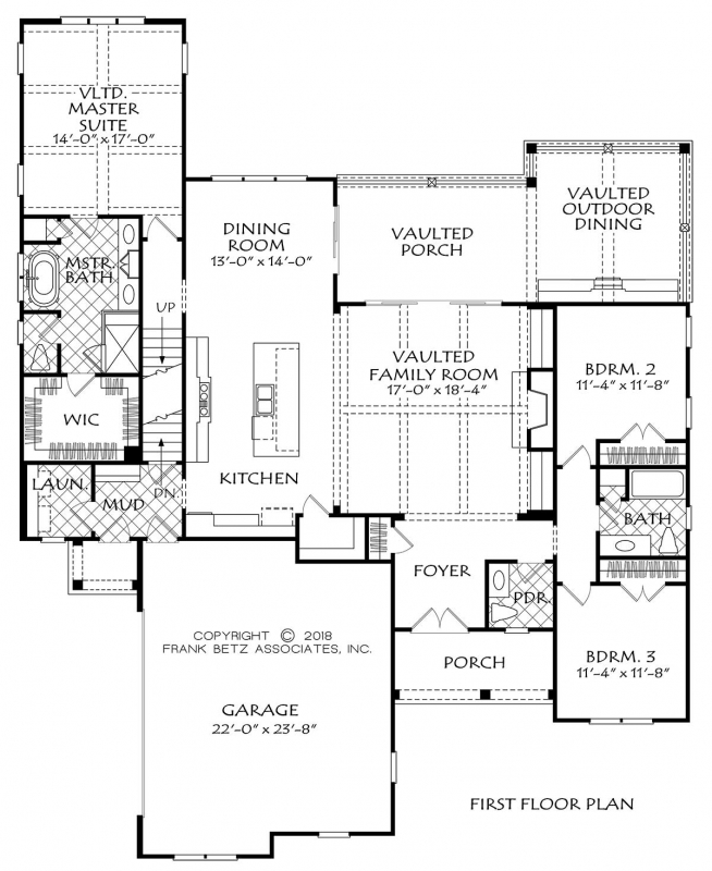 BLANTONS TRACE House Floor Plan Frank Betz Associates