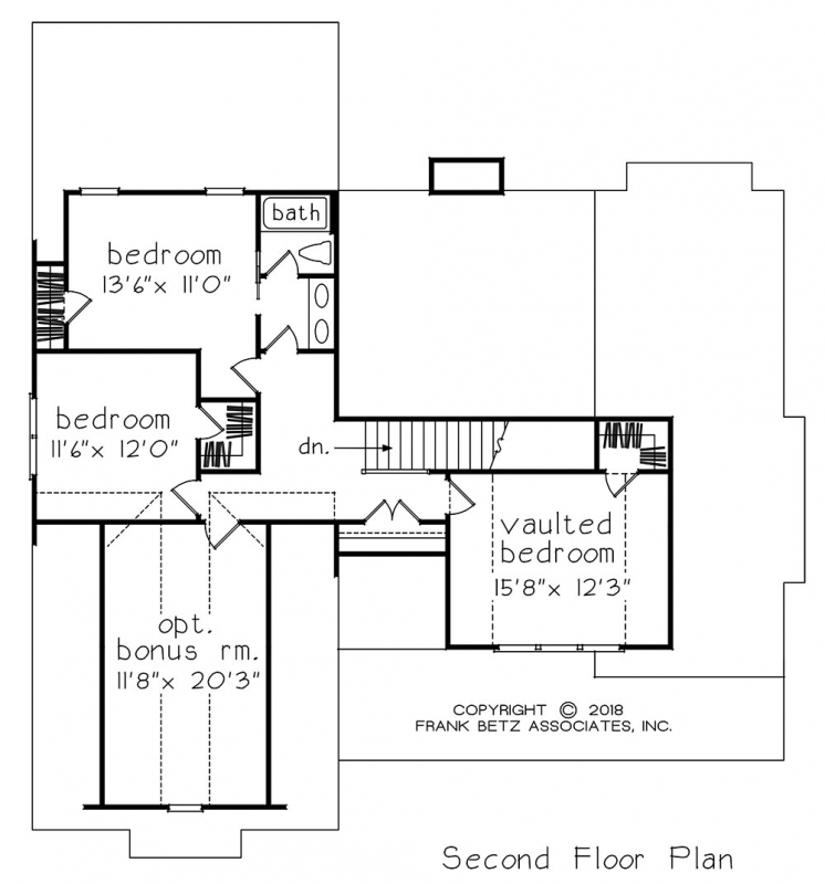 BLUFFTON WAY House Floor Plan | Frank Betz Associates