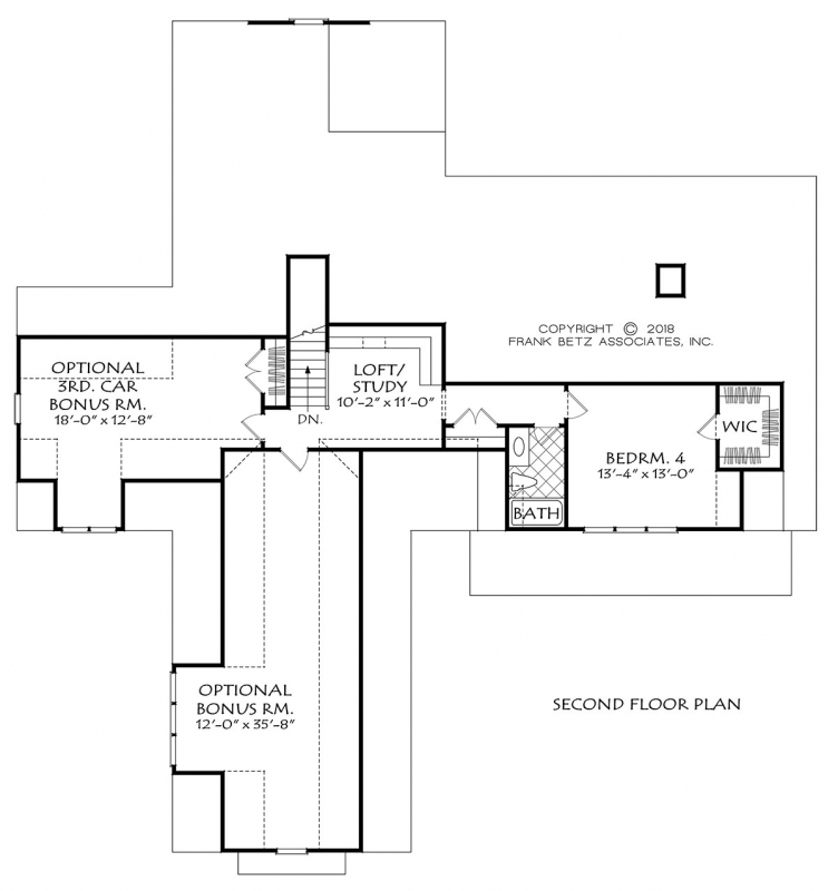 ASTORIA MILL House Floor Plan Frank Betz Associates