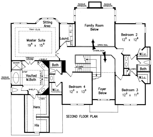 HOPEWELL House Floor Plan | Frank Betz Associates