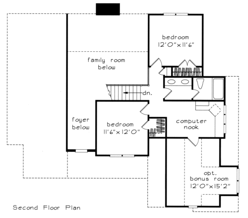 WILLOW CREEK House Floor Plan | Frank Betz Associates