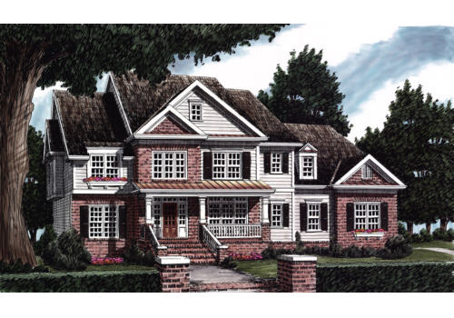 Woodbridge House Floor Plan | Frank Betz Associates