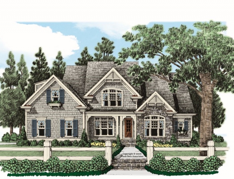 ロムニーハウス 114〜116 Romney (b) House Floor Plan | Frank Betz Associates