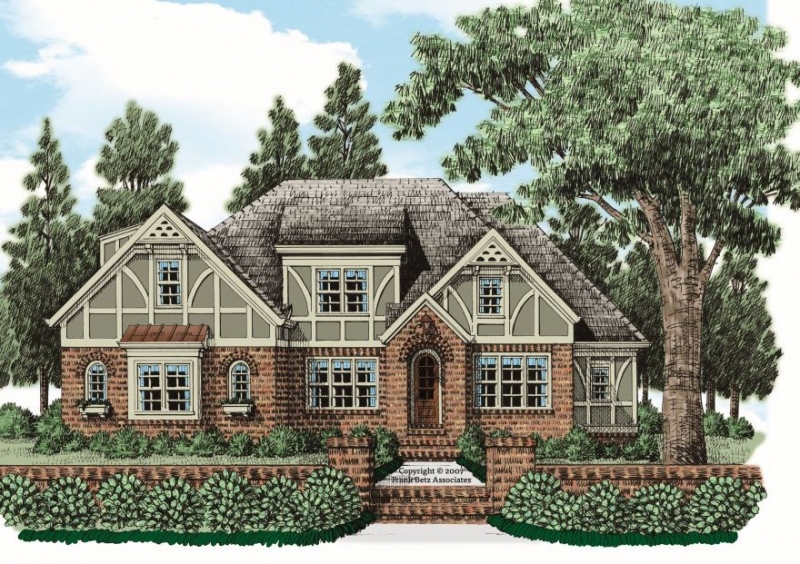 ロムニーハウス 114〜116 Romney (c) House Floor Plan | Frank Betz Associates